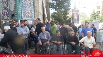 گزارش تصویری ازتشییع سردارجانباز شهیدپاکیزه
