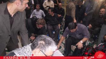 گزارش تصویری ازتشییع سردارجانباز شهیدپاکیزه