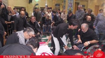 گزارش تصویری ازتشییع سردارجانباز شهیدپاکیزه