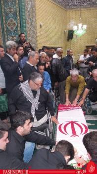گزارش تصویری ازتشییع سردارجانباز شهیدپاکیزه