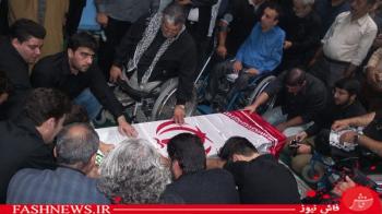 گزارش تصویری ازتشییع سردارجانباز شهیدپاکیزه