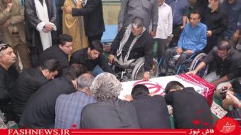 گزارش تصویری ازتشییع سردارجانباز شهیدپاکیزه