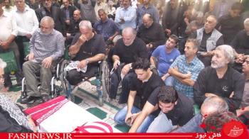 گزارش تصویری ازتشییع سردارجانباز شهیدپاکیزه