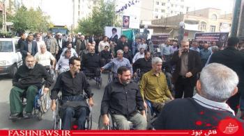 گزارش تصویری ازتشییع سردارجانباز شهیدپاکیزه