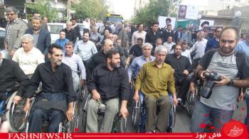 گزارش تصویری ازتشییع سردارجانباز شهیدپاکیزه