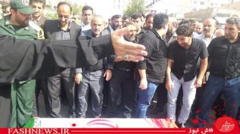 گزارش تصویری ازتشییع سردارجانباز شهیدپاکیزه
