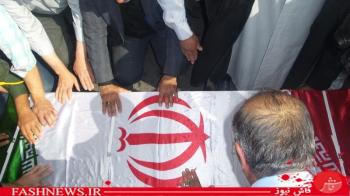 گزارش تصویری ازتشییع سردارجانباز شهیدپاکیزه