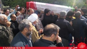 گزارش تصویری ازتشییع سردارجانباز شهیدپاکیزه