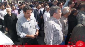 گزارش تصویری ازتشییع سردارجانباز شهیدپاکیزه