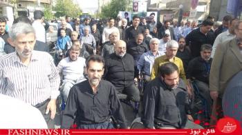 گزارش تصویری ازتشییع سردارجانباز شهیدپاکیزه