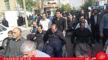 گزارش تصویری ازتشییع سردارجانباز شهیدپاکیزه