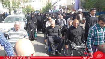 گزارش تصویری ازتشییع سردارجانباز شهیدپاکیزه