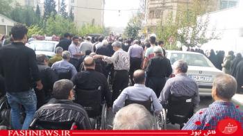 گزارش تصویری ازتشییع سردارجانباز شهیدپاکیزه