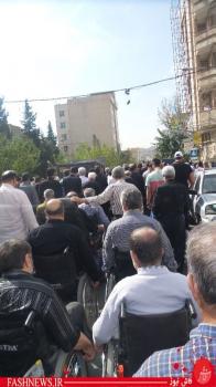 گزارش تصویری ازتشییع سردارجانباز شهیدپاکیزه