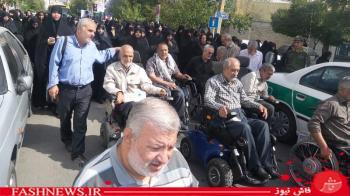 گزارش تصویری ازتشییع سردارجانباز شهیدپاکیزه