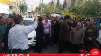 گزارش تصویری ازتشییع سردارجانباز شهیدپاکیزه