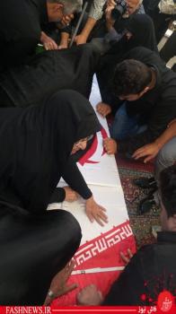 گزارش تصویری ازتشییع سردارجانباز شهیدپاکیزه