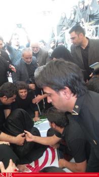 گزارش تصویری ازتشییع سردارجانباز شهیدپاکیزه