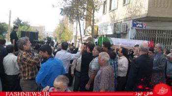گزارش تصویری ازتشییع سردارجانباز شهیدپاکیزه