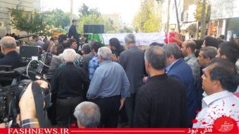 گزارش تصویری ازتشییع سردارجانباز شهیدپاکیزه