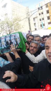 گزارش تصویری ازتشییع سردارجانباز شهیدپاکیزه