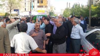 گزارش تصویری ازتشییع سردارجانباز شهیدپاکیزه