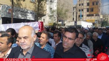 گزارش تصویری ازتشییع سردارجانباز شهیدپاکیزه