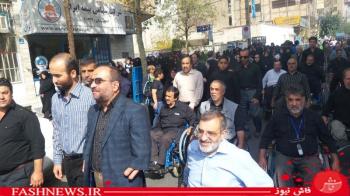 گزارش تصویری ازتشییع سردارجانباز شهیدپاکیزه