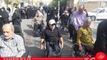 گزارش تصویری ازتشییع سردارجانباز شهیدپاکیزه