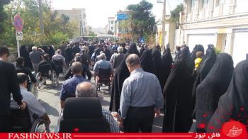 گزارش تصویری ازتشییع سردارجانباز شهیدپاکیزه