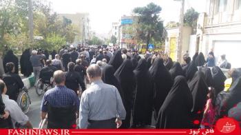 گزارش تصویری ازتشییع سردارجانباز شهیدپاکیزه