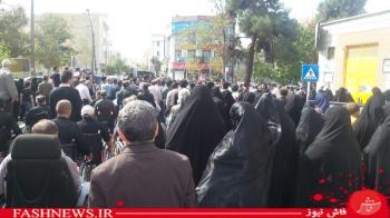 گزارش تصویری ازتشییع سردارجانباز شهیدپاکیزه