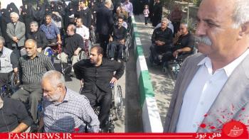 گزارش تصویری ازتشییع سردارجانباز شهیدپاکیزه
