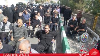 گزارش تصویری ازتشییع سردارجانباز شهیدپاکیزه