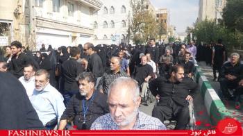 گزارش تصویری ازتشییع سردارجانباز شهیدپاکیزه