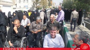 گزارش تصویری ازتشییع سردارجانباز شهیدپاکیزه
