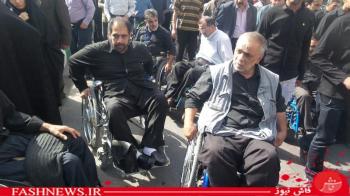 گزارش تصویری ازتشییع سردارجانباز شهیدپاکیزه