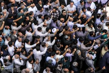 تشییع جان باختگان حادثه منا/تصاویر