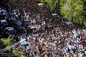 تشییع جان باختگان حادثه منا/تصاویر