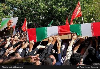 مراسم تشییع سردار شهید همدانی/تصاویر
