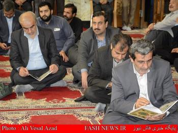 مراسم هفتمین روز شهادت جانباز موسوی/تصاویر