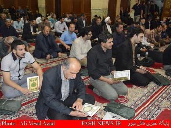 مراسم هفتمین روز شهادت جانباز موسوی/تصاویر
