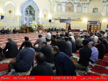 مراسم هفتمین روز شهادت جانباز موسوی/تصاویر