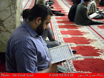 مراسم هفتمین روز شهادت جانباز موسوی/تصاویر