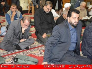 مراسم هفتمین روز شهادت جانباز موسوی/تصاویر