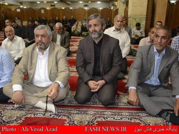 مراسم هفتمین روز شهادت جانباز موسوی/تصاویر