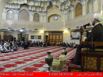 مراسم هفتمین روز شهادت جانباز موسوی/تصاویر