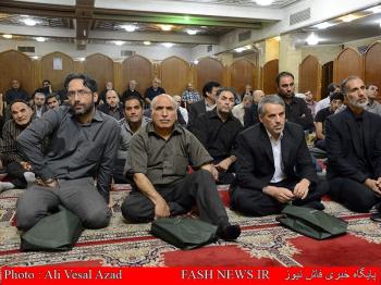مراسم هفتمین روز شهادت جانباز موسوی/تصاویر