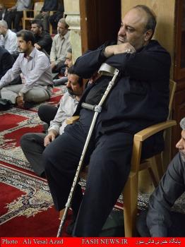 مراسم هفتمین روز شهادت جانباز موسوی/تصاویر