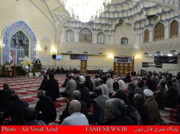 مراسم هفتمین روز شهادت جانباز موسوی/تصاویر